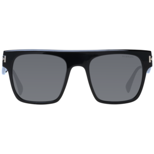 Ana Hickmann Sonnenbrille HI9155 50A01 – Frontansicht mit Azetat Rahmen und Schwarz Gläsern
