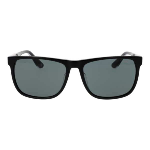 BMW Sonnenbrille BW0056-H 5901A – Frontansicht mit Azetat Rahmen und Grau Gläsern