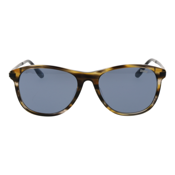 BMW Sonnenbrille BW0060-H 5445C – Frontansicht mit Azetat Rahmen und Grau Gläsern