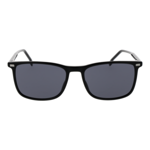 Boss Sonnenbrille BOSS 1879/S 56807IR – Frontansicht mit Azetat Rahmen und Grau Gläsern