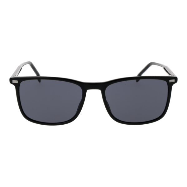 Boss Sonnenbrille BOSS 1879/S 56807IR – Frontansicht mit Azetat Rahmen und Grau Gläsern
