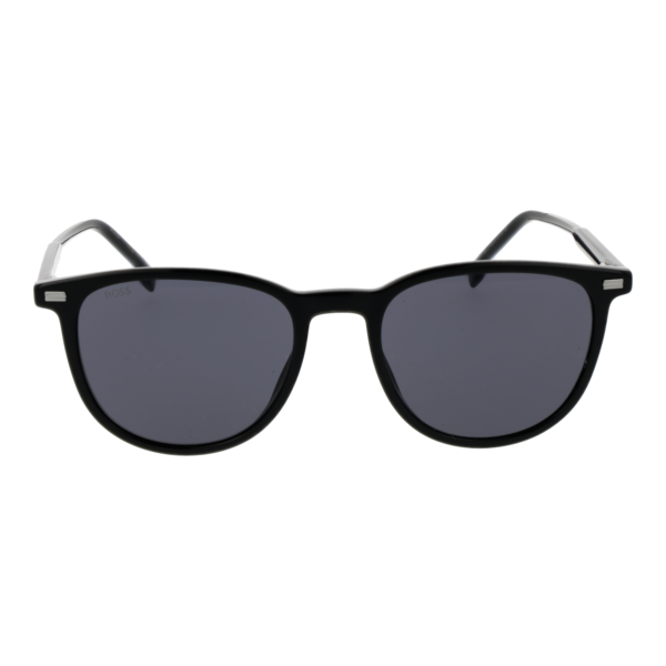 Boss Sonnenbrille BOSS 1881/S 52807IR – Frontansicht mit Azetat Rahmen und Grau Gläsern