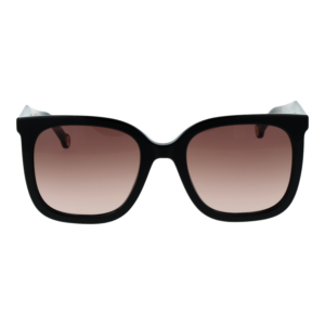 Carolina Herrera Sonnenbrille HER 0375/G/S 56807HA – Frontansicht mit Azetat Rahmen und Braun Gläsern
