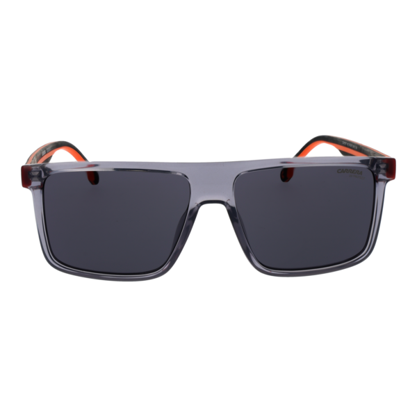 Carrera Sonnenbrille C SPORT 14/S 58M9LMT – Frontansicht mit Polyamid Rahmen und Grau Gläsern