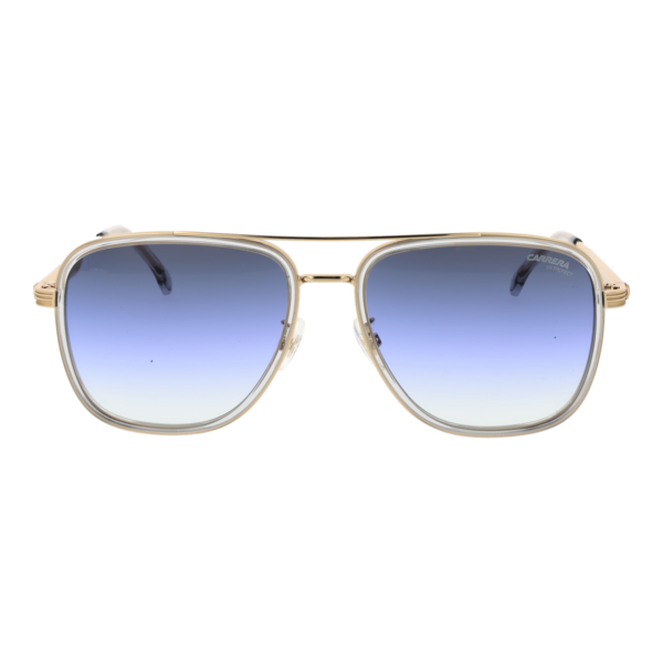 Carrera Sonnenbrille CARRERA 3089/S 58KB7GB – Frontansicht mit Metall Rahmen und Grau Gläsern