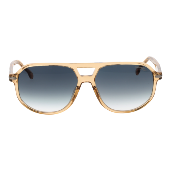 Carrera Sonnenbrille CARRERA 375/S 58TUI9K – Frontansicht mit Azetat Rahmen und Türkis Gläsern