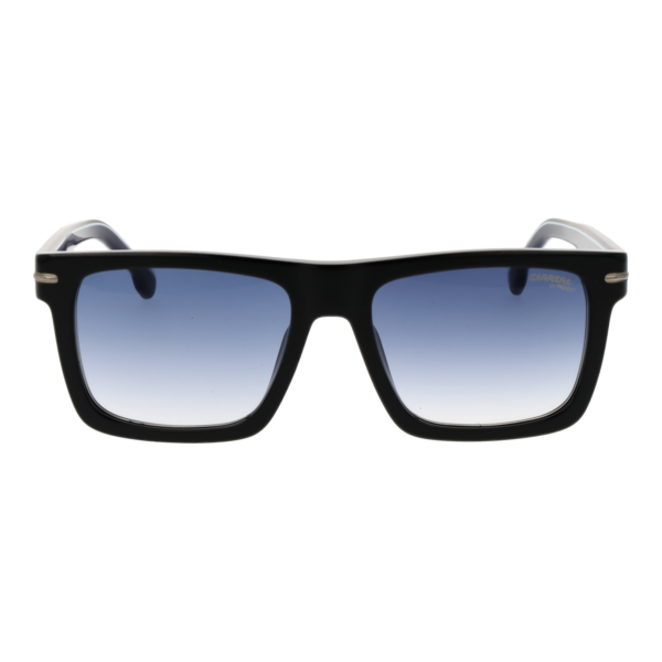 Carrera Sonnenbrille CARRERA 378/S 55D5108 – Frontansicht mit Azetat Rahmen und Blau Gläsern
