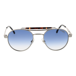 Carrera Sonnenbrille CARRERA 381/S 5231Z08 – Frontansicht mit Metall Rahmen und Blau Gläsern