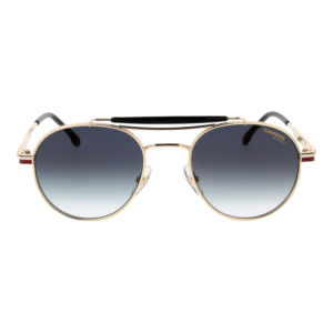 Carrera Sonnenbrille CARRERA 381/S 52W3JD6 – Frontansicht mit Metall Rahmen und Grün Gläsern