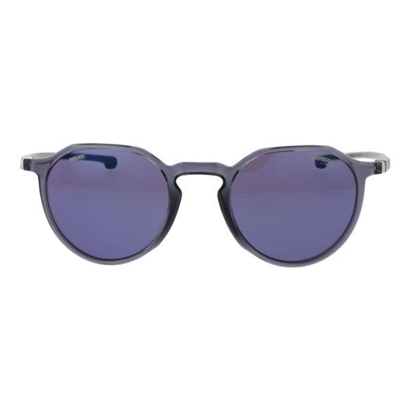Carrera Ducati Sonnenbrille CARDUC 063/S 50KB7XT – Frontansicht mit Aluminium Rahmen und Blau Gläsern