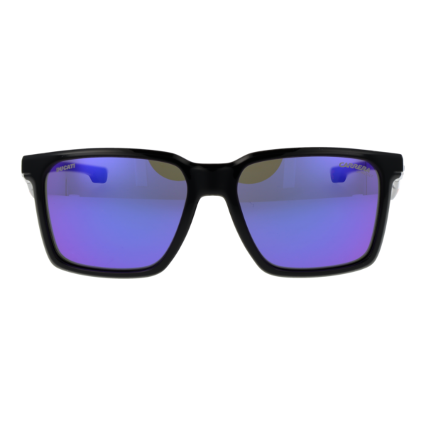 Carrera Ducati Sonnenbrille CARDUC 065/S 5680SZ0 – Frontansicht mit Polyamid Rahmen und Blau Gläsern