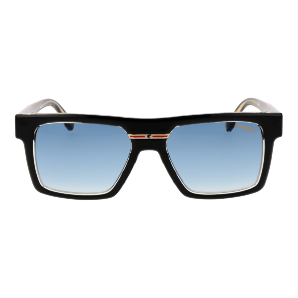 Carrera Sonnenbrille VICTORY C 25/S 54EI708 – Frontansicht mit Polyamid Rahmen und Blau Gläsern