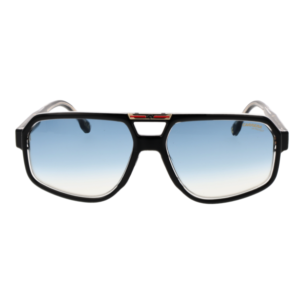 Carrera Sonnenbrille VICTORY C 26/S 59EI708 – Frontansicht mit Polyamid Rahmen und Blau Gläsern