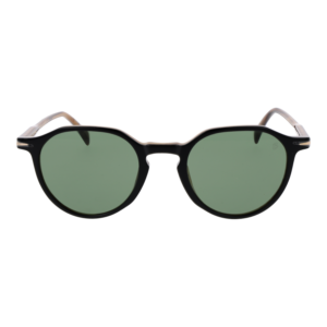 David Beckham Sonnenbrille DB 1217/S 50PPOO7 – Frontansicht mit Azetat Rahmen und Grün Gläsern