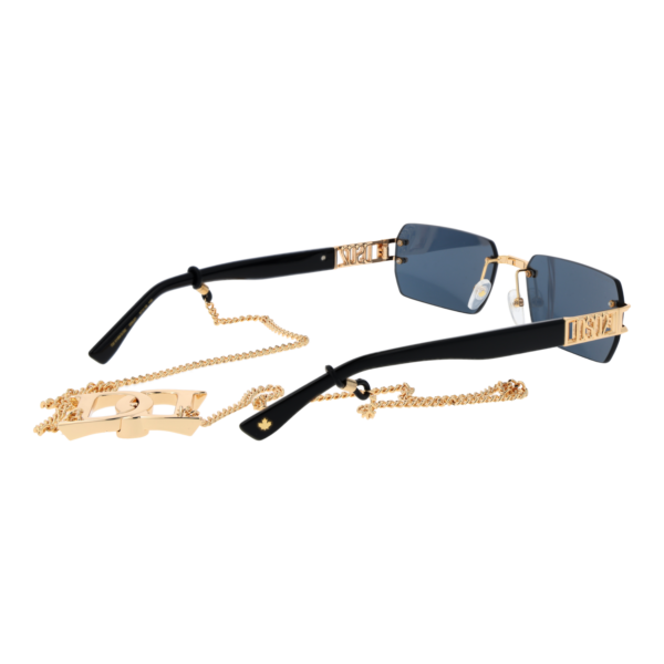 Rückansicht der Dsquared2 Sonnenbrille D2 0189/S/SE 57000JO – Metall Rahmen