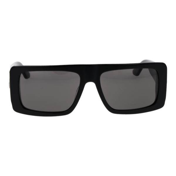GCDS Sonnenbrille GD0053 5601A – Frontansicht mit Azetat Rahmen und Grau Gläsern