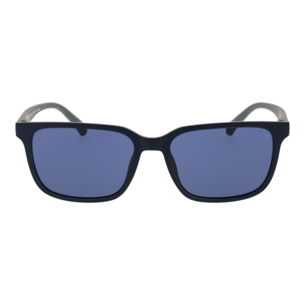 Gant Sonnenbrille GA00019 5592V – Frontansicht mit Kunststoff Rahmen und Blau Gläsern