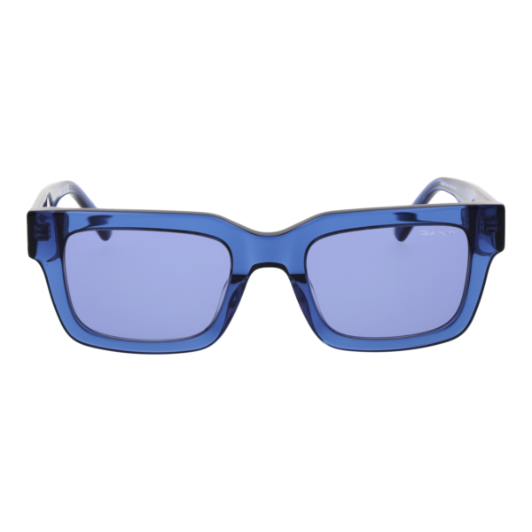 Gant Sonnenbrille GA00020 5490V – Frontansicht mit Azetat Rahmen und Blau Gläsern