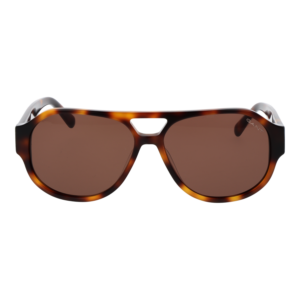 Gant Sonnenbrille GA00022 5852E – Frontansicht mit Azetat Rahmen und Braun Gläsern