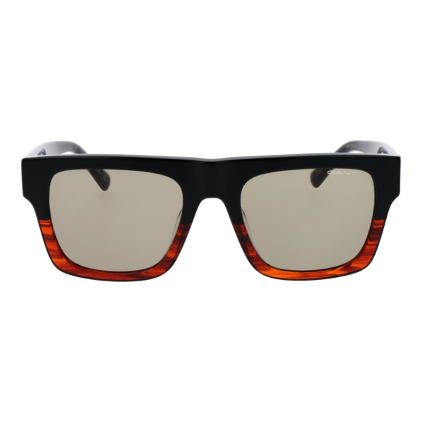 Gant Sonnenbrille GA7231 5305N – Frontansicht mit Azetat Rahmen und Grün Gläsern