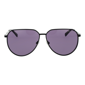 Guess Sonnenbrille GU00089 6201Y – Frontansicht mit Metall Rahmen und Lila Gläsern