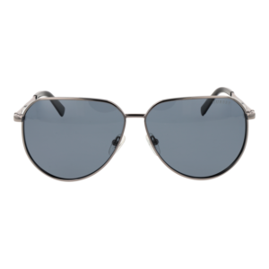 Guess Sonnenbrille GU00089 6208D – Frontansicht mit Metall Rahmen und Blau Gläsern