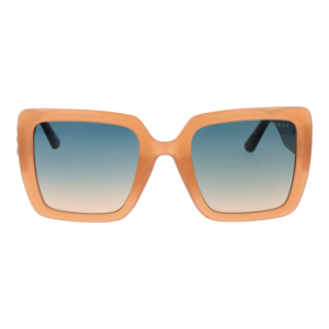 Guess Sonnenbrille GU00103 5257P – Frontansicht mit Kunststoff Rahmen und Türkis Gläsern