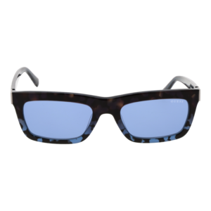 Guess Sonnenbrille GU00212 5592V – Frontansicht mit Azetat Rahmen und Blau Gläsern