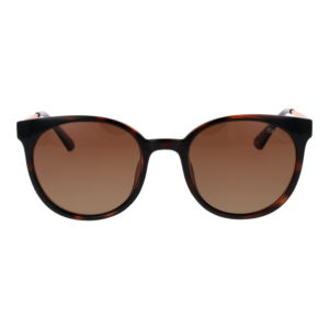 Guess Sonnenbrille GU7503 5252H – Frontansicht mit Kunststoff Rahmen und Braun Gläsern