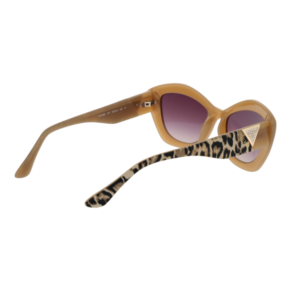 Rückansicht der Guess Sonnenbrille GU7868 5457F – Kunststoff Rahmen