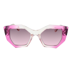 Guess Sonnenbrille GU7897 5077T – Frontansicht mit Kunststoff Rahmen und Pink Gläsern