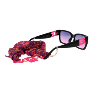 Rückansicht der Guess Sonnenbrille GU7916 5574T – Kunststoff Rahmen