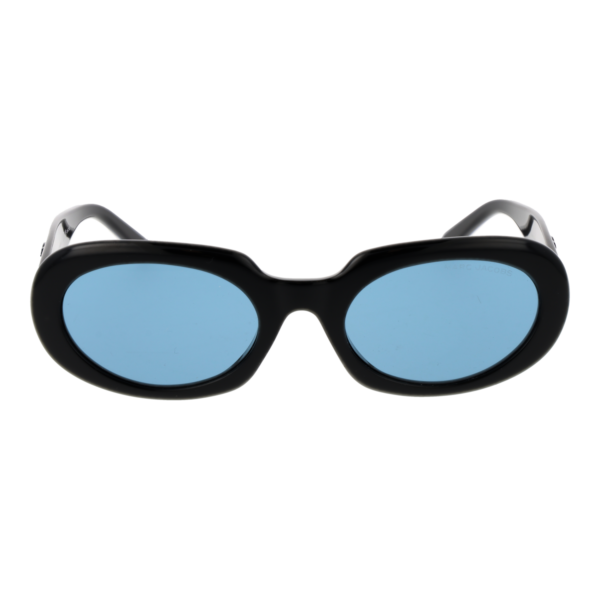 Marc Jacobs Sonnenbrille MARC 887/G/S 53807KU – Frontansicht mit Kunststoff Rahmen und Blau Gläsern