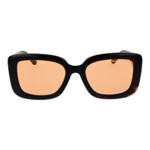 Marc Jacobs Sonnenbrille MARC 888/S 53086W7 – Frontansicht mit Kunststoff Rahmen und Orange Gläsern