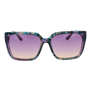 Marciano by Guess Sonnenbrille GM00012 5883Z – Frontansicht mit Azetat Rahmen und Lila Gläsern