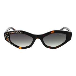 Marciano by Guess Sonnenbrille GM00017 5352P – Frontansicht mit Azetat Rahmen und Grün Gläsern