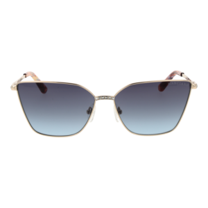 Marciano by Guess Sonnenbrille GM00023 6033W – Frontansicht mit Metall Rahmen und Blau Gläsern