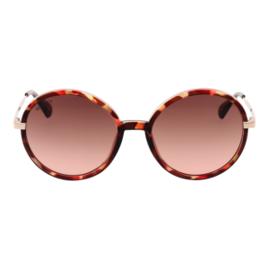 Max & Co Sonnenbrille MO0064 5555F – Frontansicht mit Kunststoff Rahmen und Rosa Gläsern
