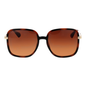 Max & Co Sonnenbrille MO0083 5652F – Frontansicht mit Kunststoff Rahmen und Braun Gläsern