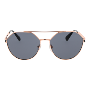 Max & Co Sonnenbrille MO0119 5833A – Frontansicht mit Metall Rahmen und Grau Gläsern