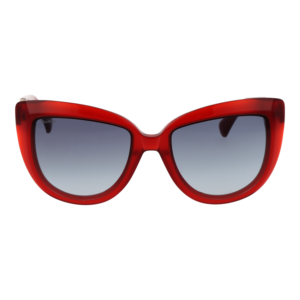 Max Mara Sonnenbrille MM0029 5666B – Frontansicht mit Azetat Rahmen und Grau Gläsern