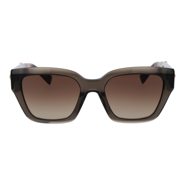 Missoni Sonnenbrille MIS 0267/S 53KB7HA – Frontansicht mit Azetat Rahmen und Braun Gläsern