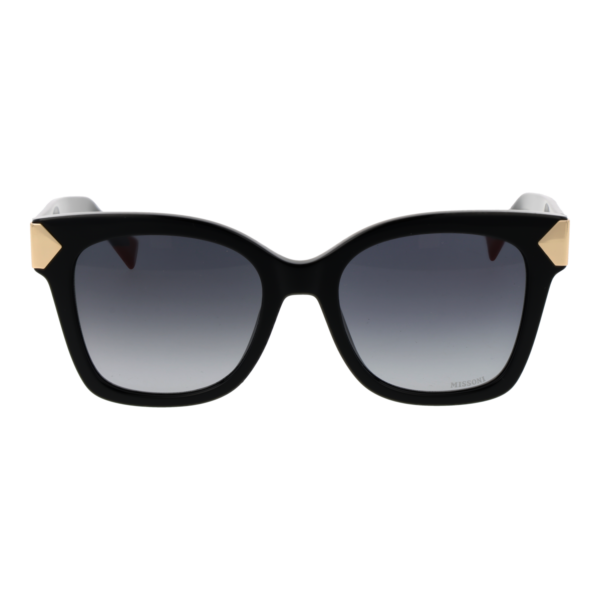 Missoni Sonnenbrille MIS 0284/S 528079O – Frontansicht mit Azetat Rahmen und Grau Gläsern