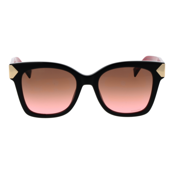 Missoni Sonnenbrille MIS 0284/S 52QFUM2 – Frontansicht mit Azetat Rahmen und Pink Gläsern