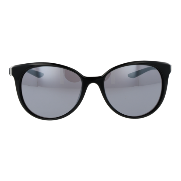 Nike Sonnenbrille CW4662 56010 – Frontansicht mit Kunststoff Rahmen und Silber Gläsern