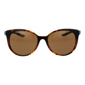 Nike Sonnenbrille CW4664 56220 – Frontansicht mit Kunststoff Rahmen und Braun Gläsern