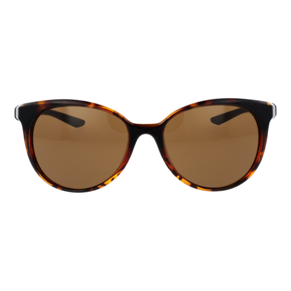 Nike Sonnenbrille CW4664 56220 – Frontansicht mit Kunststoff Rahmen und Braun Gläsern
