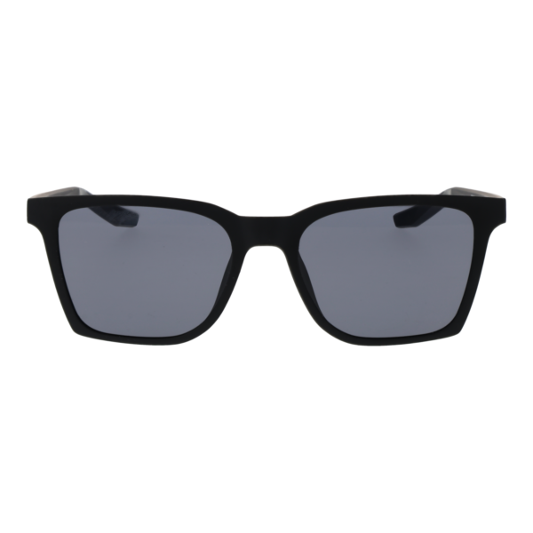 Nike Sonnenbrille DC3390 54010 – Frontansicht mit Kunststoff Rahmen und Grau Gläsern