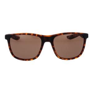 Nike Sonnenbrille DV2155 57202 – Frontansicht mit Kunststoff Rahmen und Braun Gläsern