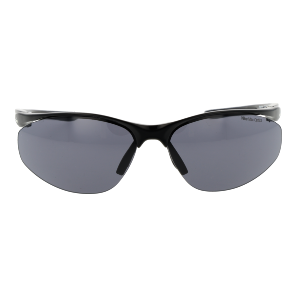 Nike Sonnenbrille DV2258 69010 – Frontansicht mit Kunststoff Rahmen und Grau Gläsern